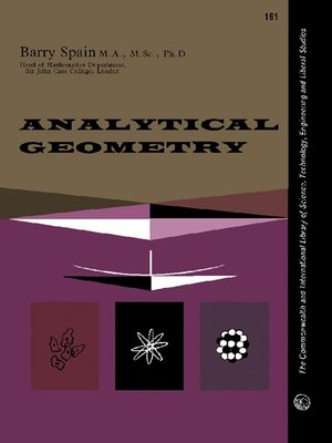 cover image of Analytical Geometry